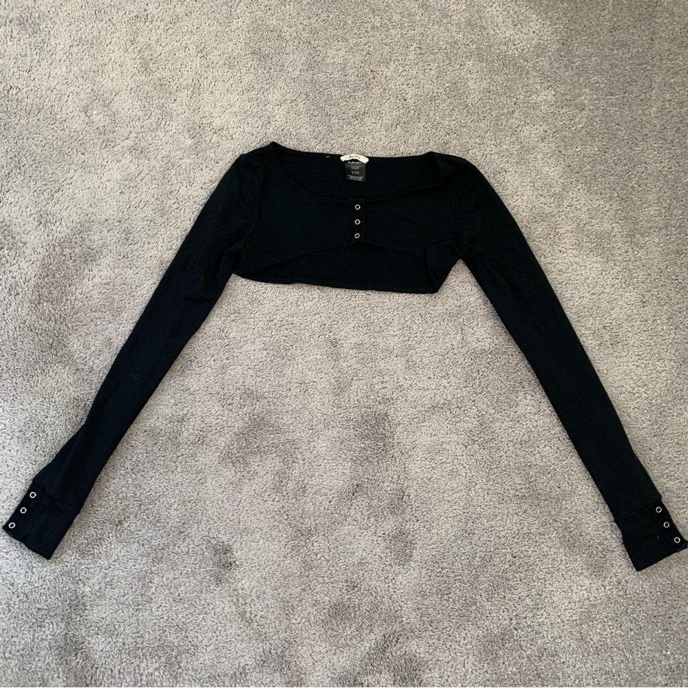 EUC FL&L KNIT MICRO CARDIGAN